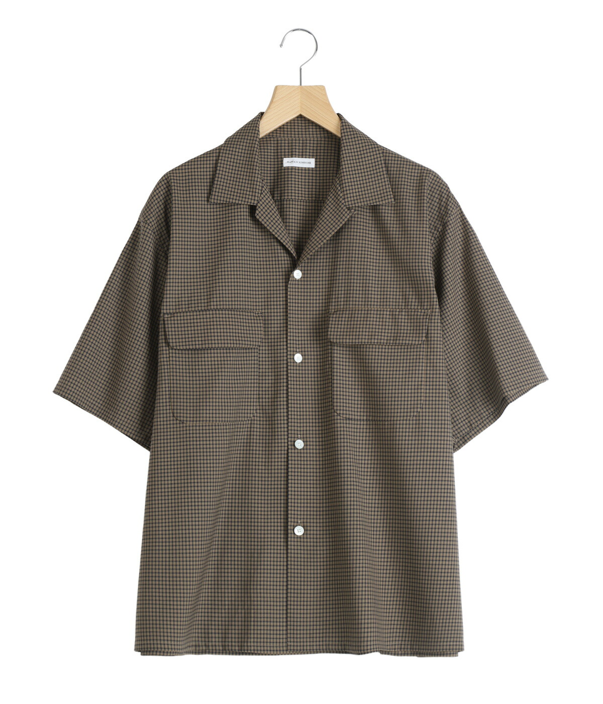 KAPTAIN SUNSHINE / キャプテンサンシャイン ： Summer Wool Open Collar SS Shirt / 全2色 ： KS26SSH02 | Kaptain Sunshine | 02