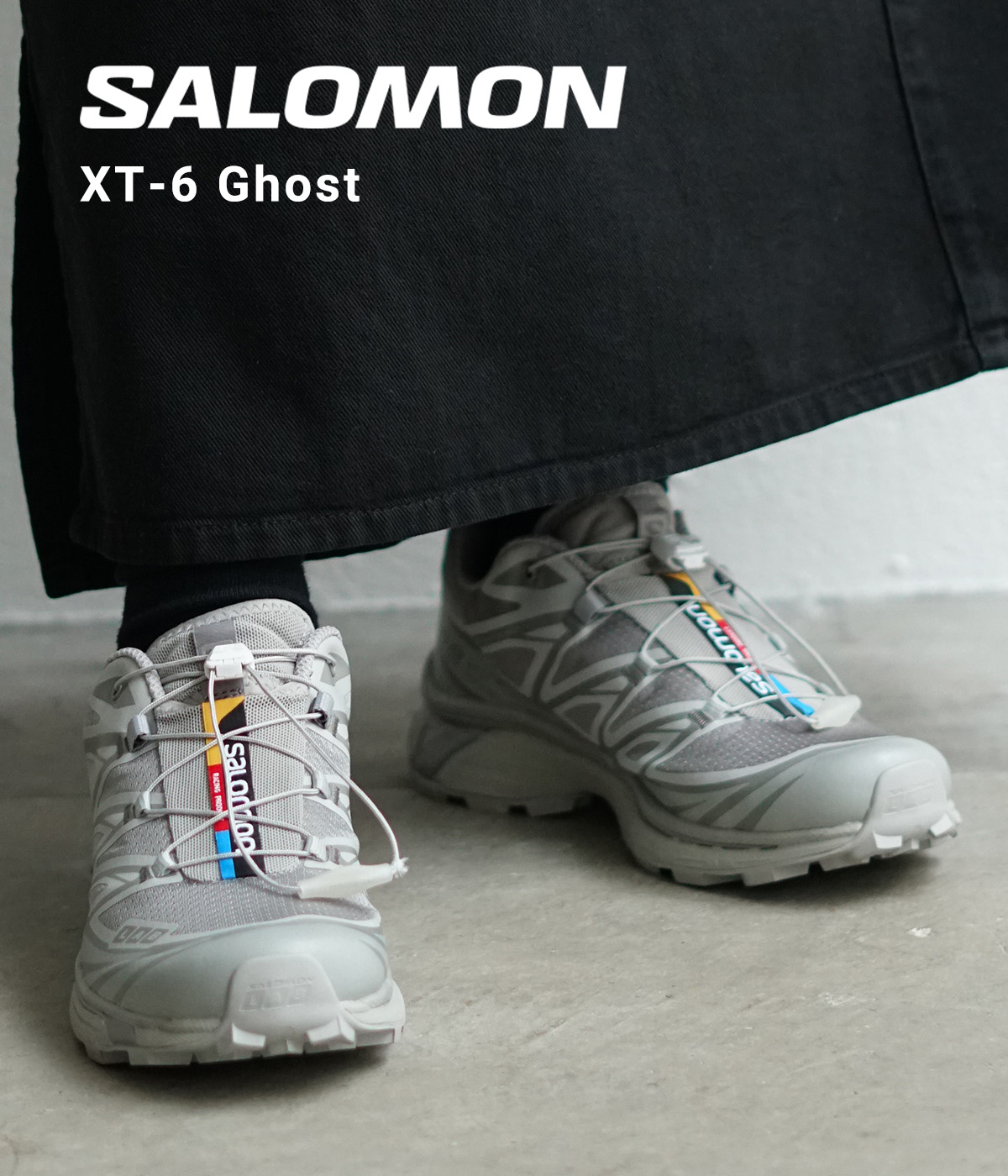 SALOMON SNEAKERS / サロモン スニーカーズ ： XT-6 Ghost Gray/G...