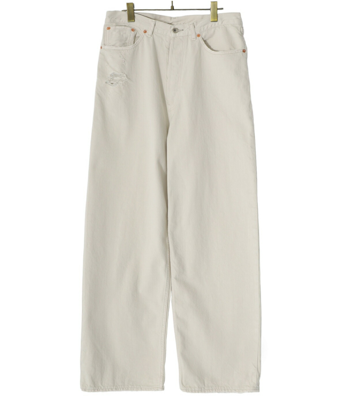 marka / マーカ ： LOOSE STRAIGHT FIT JEANS - off white...