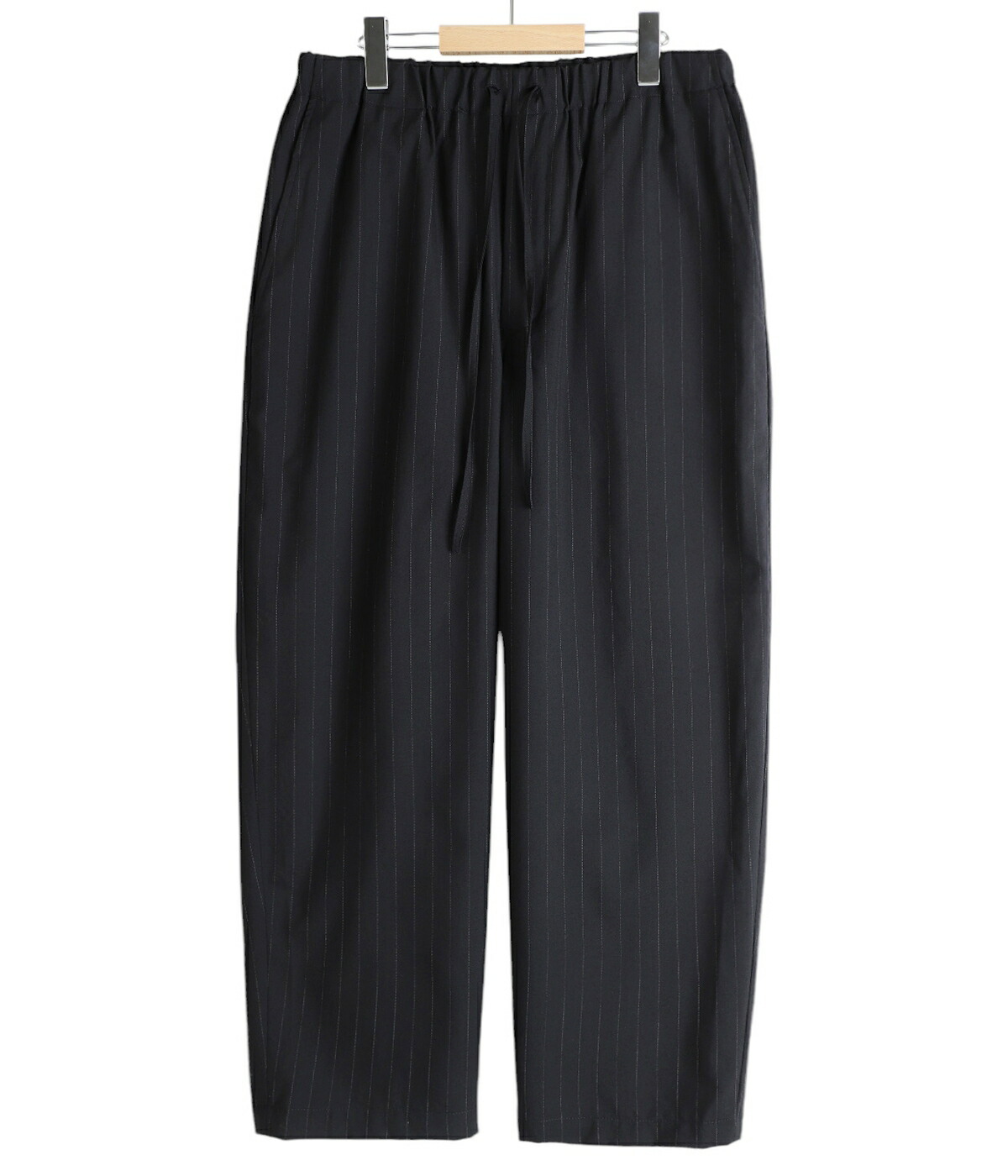 Lig. cocoon pants M ブラック ウール Lig. cocoon pants M ブラック ウール