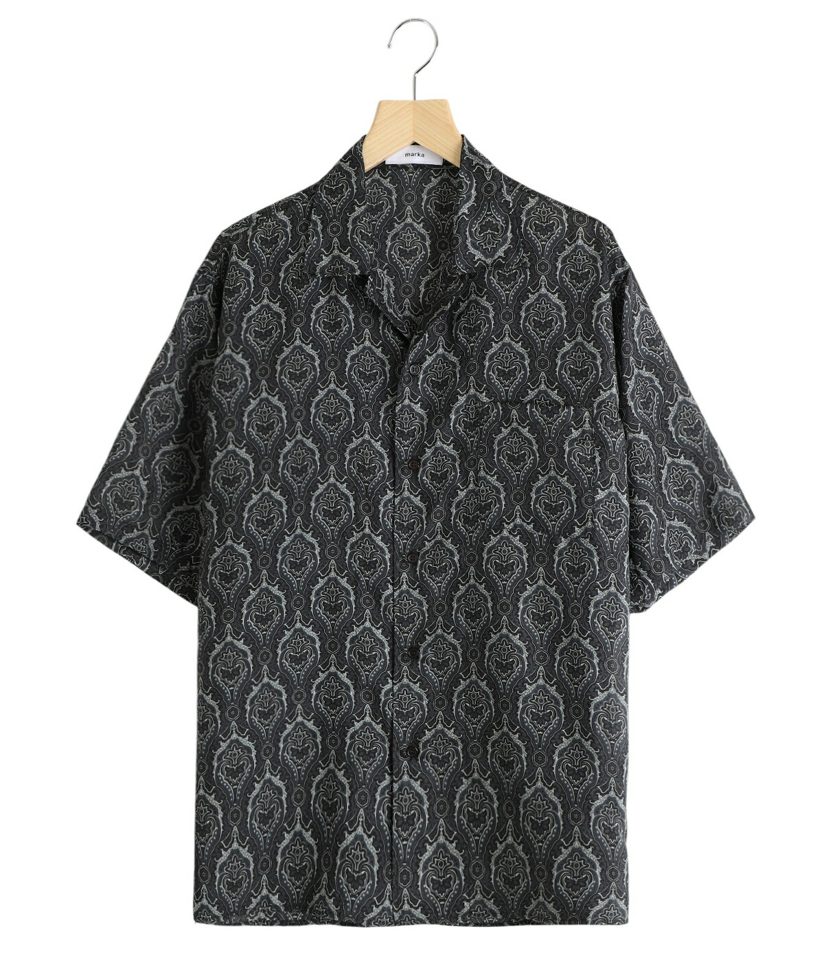 marka（マーカ） ： SILK OPEN COLLAR SHIRT / 全2色 ： M25A-22SH02B