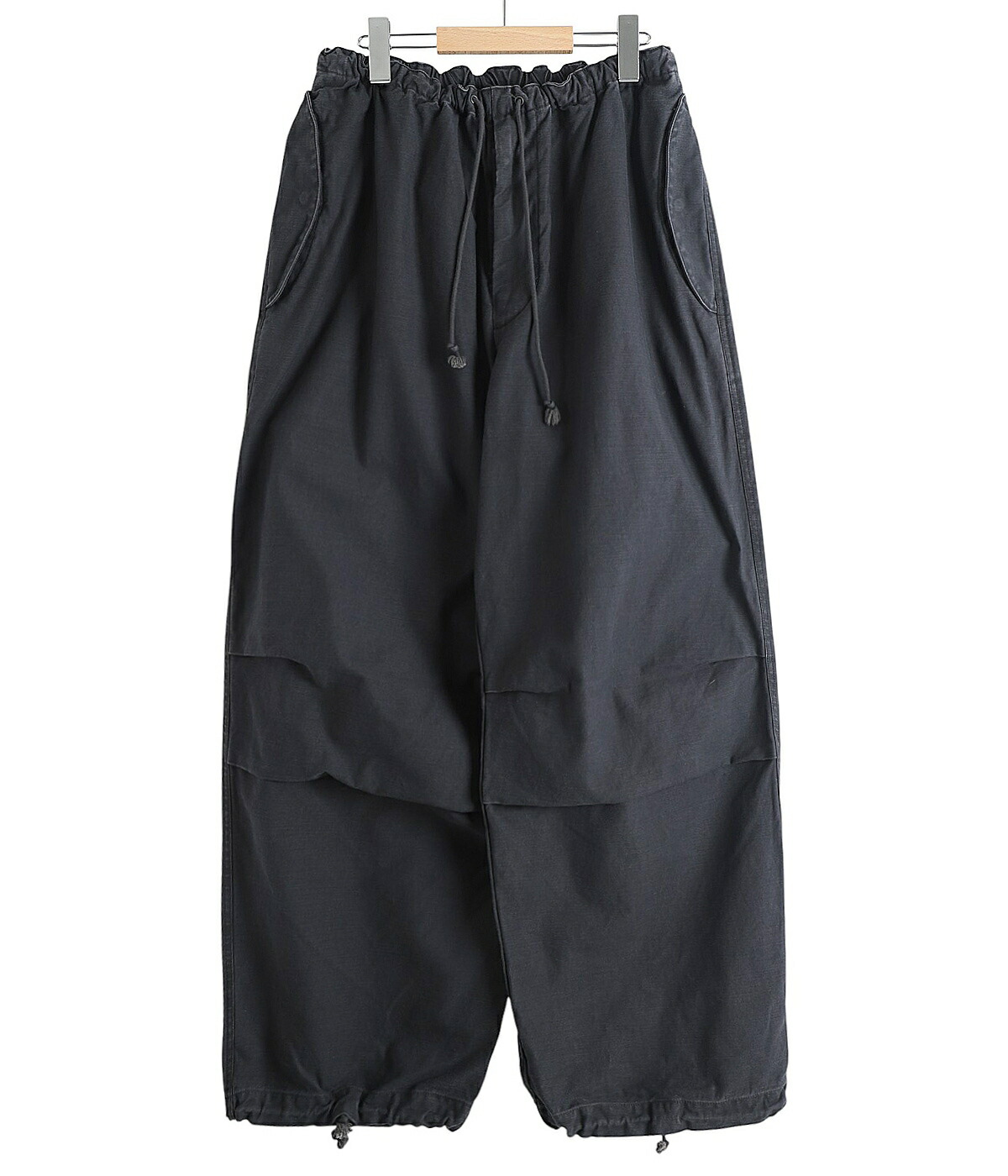 marka / マーカ ： WIDE OVER PANTS -ORGANIC COTTON BACK SATIN- / 全2色 ： M25D12PT01Cの画像