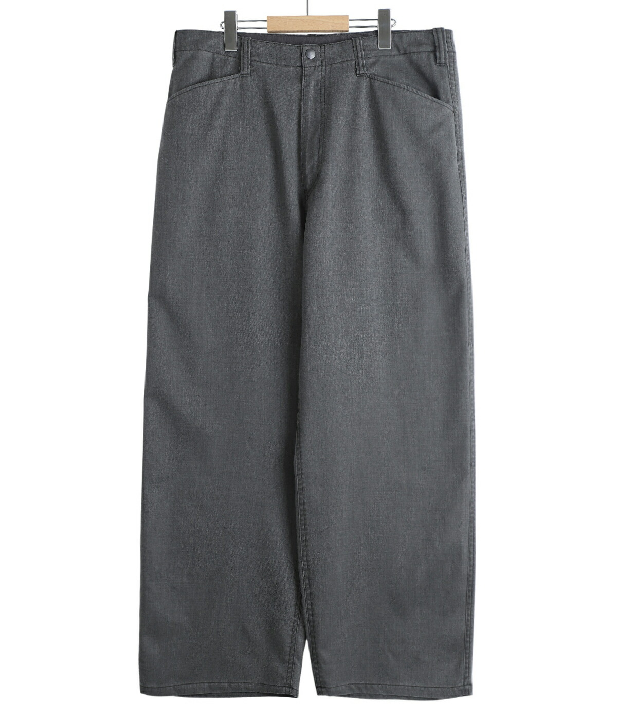 marka / マーカ ： WORK PANTS -WASHABLE 2/72 WOOL GABARDINE PIGMENT PRINT- ： M26A03PT02Cの画像