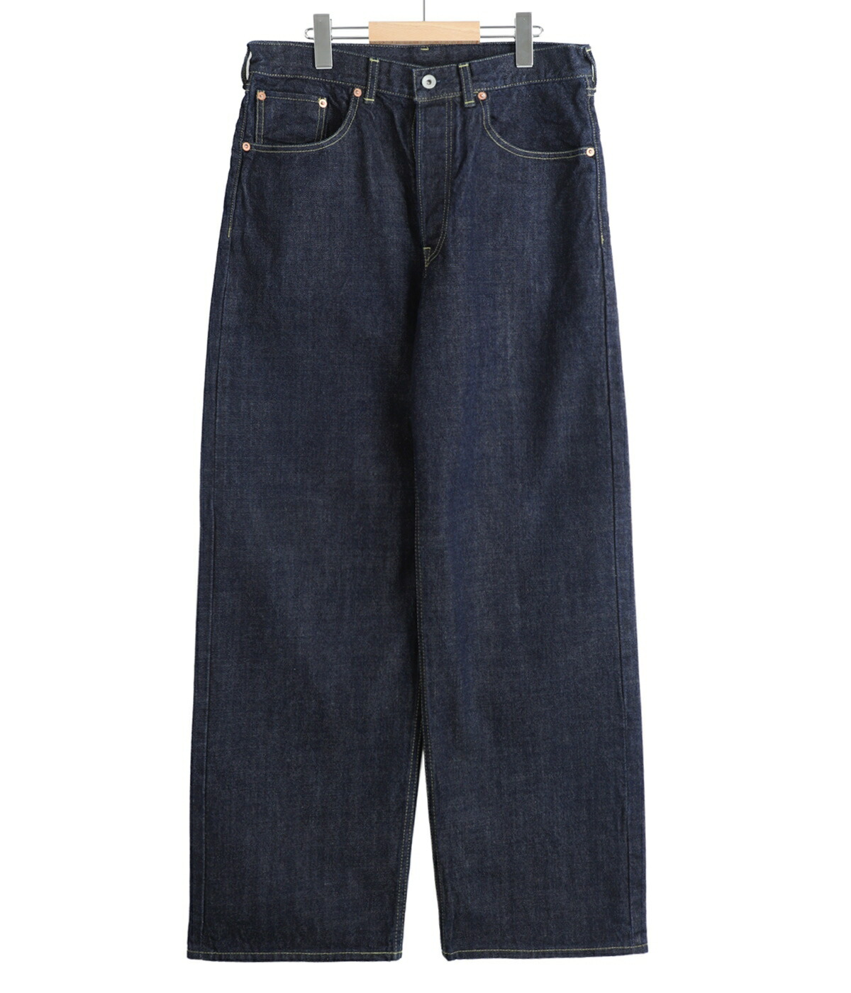 marka / マーカ ： CLEAN CYLINDER FIT JEANS -ORGANIC COTTON 13.5oz SELVEDGE DENIM- ： M26A10PT02Cの画像