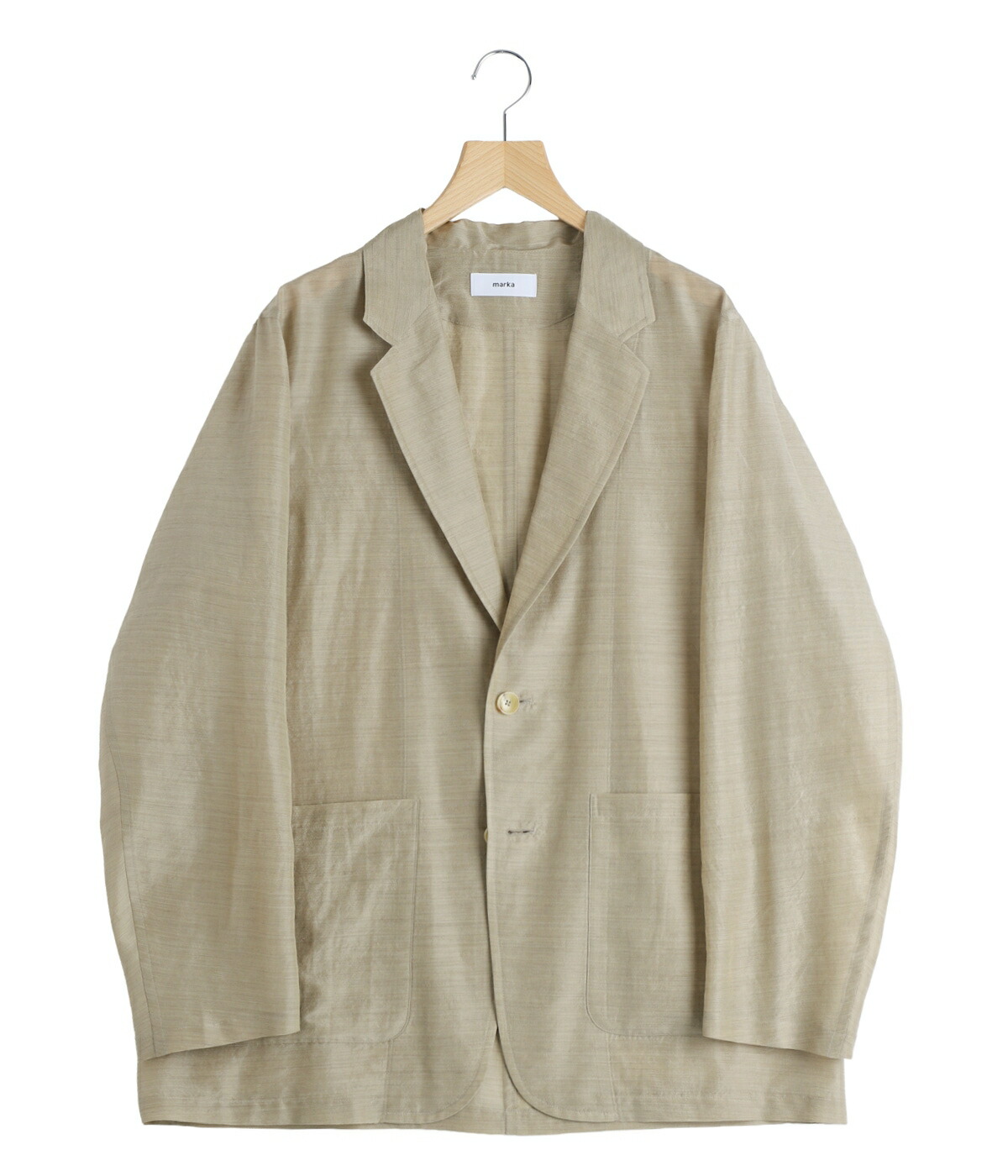 marka / マーカ ： STROLL AROUND JACKET -WOOL SILK FEATHER CLOTH- / 全2色 ： M26A15JK01Cの画像