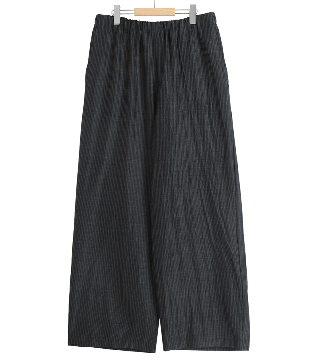 marka / マーカ ： WIDE CYLINDER FIT EASY PANTS -WOOL SILK FEATHER CLOTH- / 全2色 ： M26A15PT01Cの画像