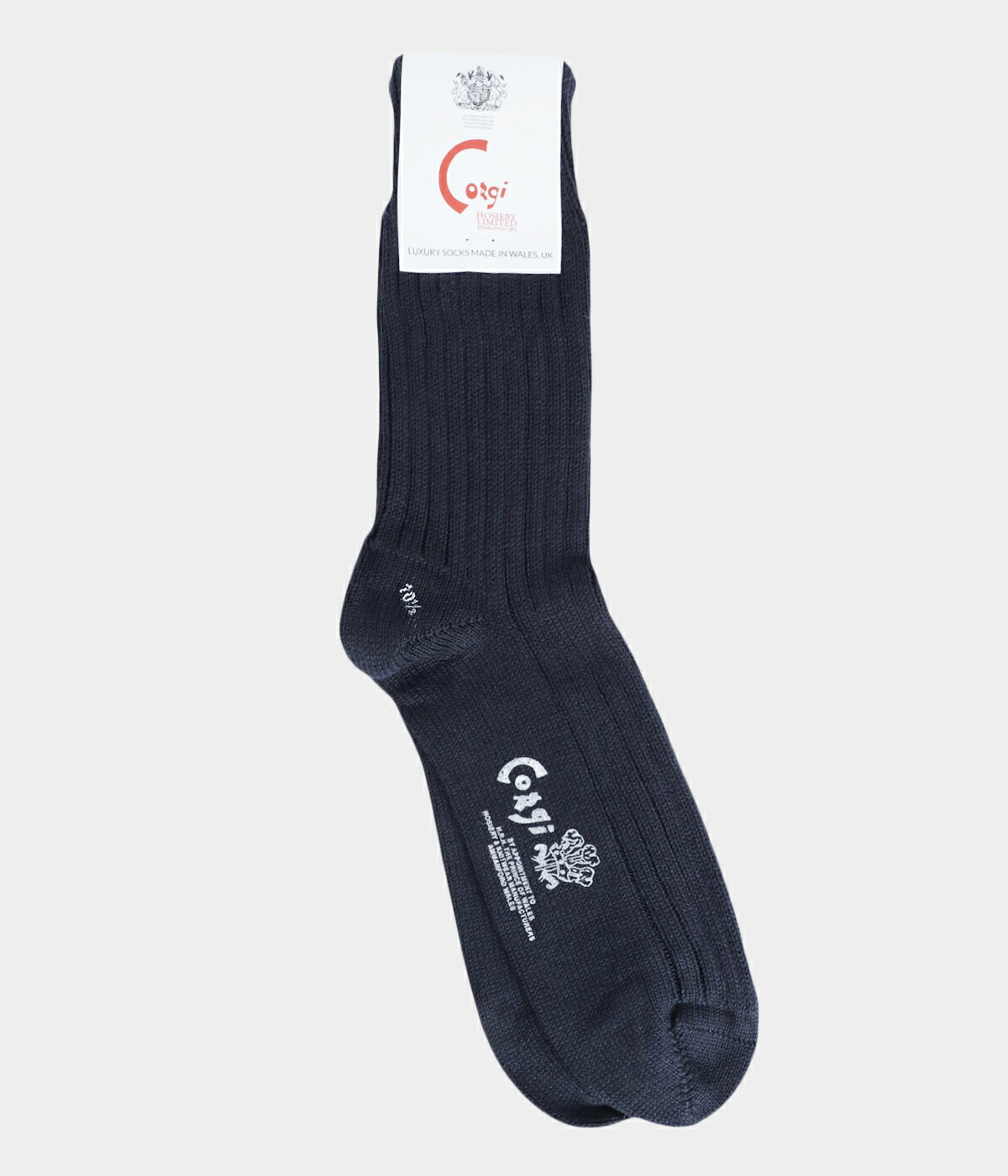 CORGI / コーギー ： 別注 Midium Plain Socks 全5色 Midium