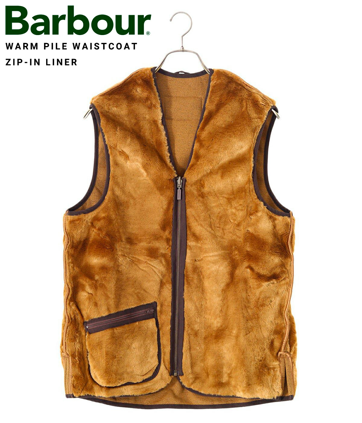 【P10倍】Barbour / バブアー ： WARM PILE WAISTCOAT ZIP-IN LINER ： MLI0004 | Barbour | 01