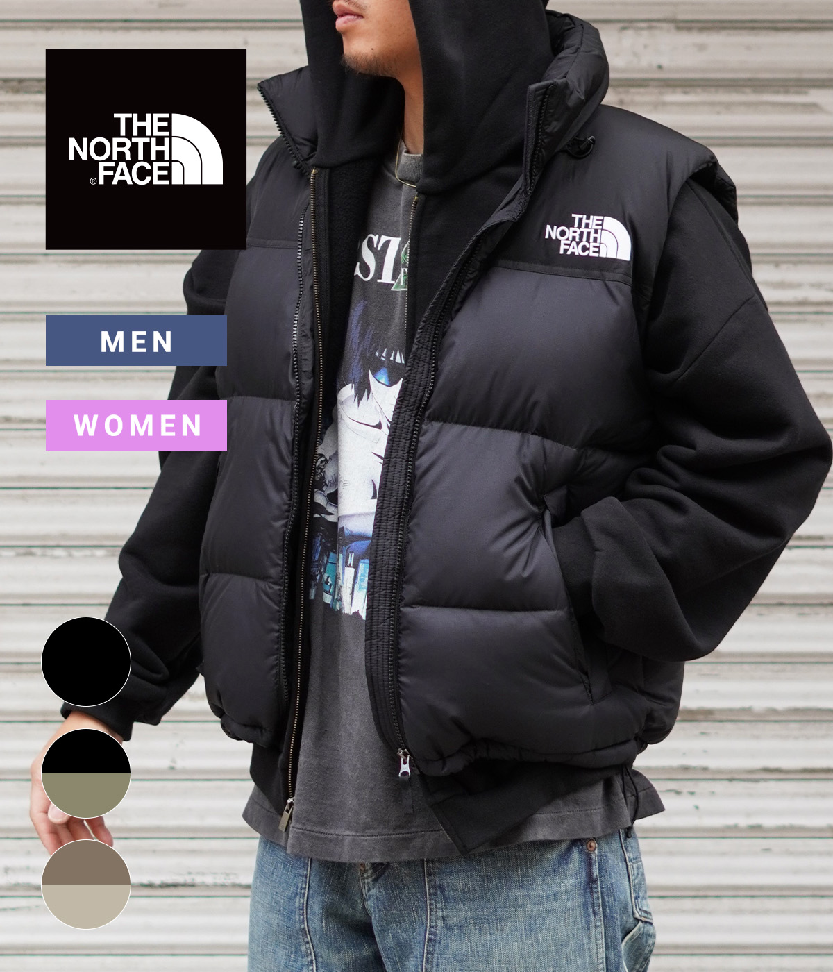 THE NORTH FACE ダウンベスト（色：グレー系）｜コート