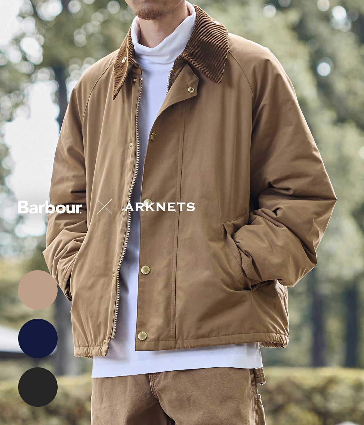 Barbour（バブアー） ： 別注 TRANSPORT QUILT LINING / 全3色