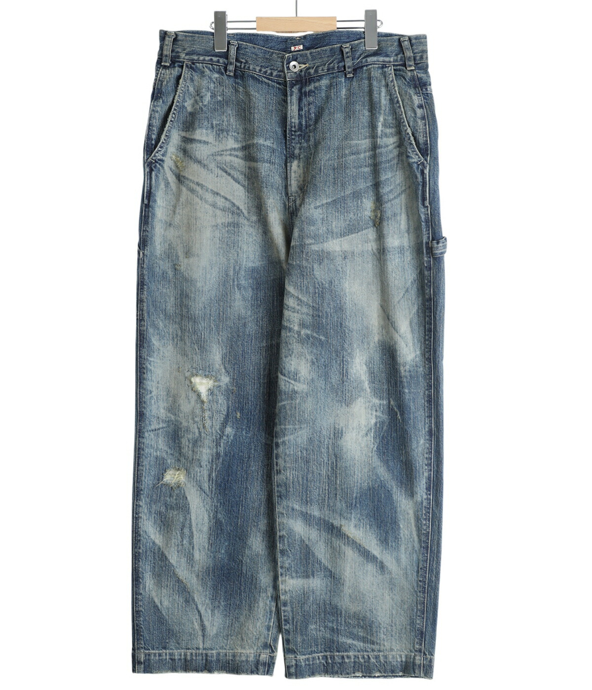 PORTER CLASSIC / ポータークラシック ： STEINBECK DENIM PAINTER PANTS VINTAGE CUSTOM ： PC-005-2497-26SS_1