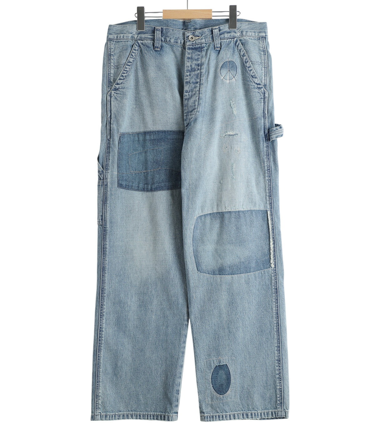 PORTER CLASSIC / ポータークラシック ： CANNERY ROW DENIM PAINTER PANTS ： PC-005-2619の画像