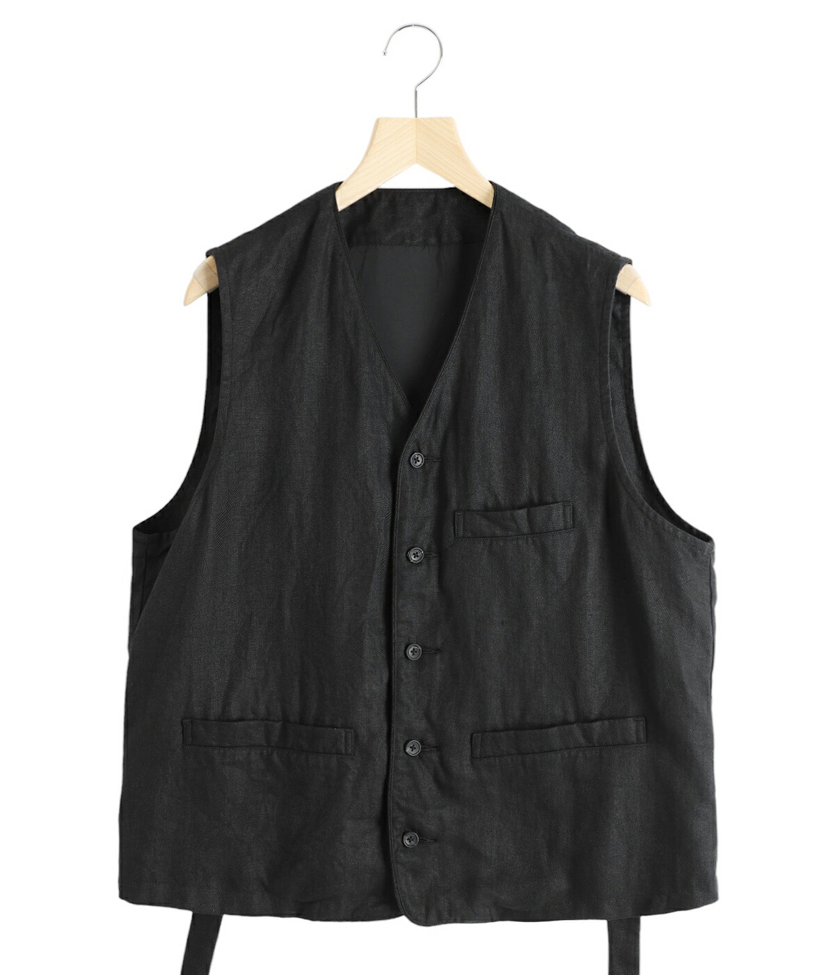 PORTER CLASSIC ： LINEN CLASSIC VEST ： PC-021-2678の画像
