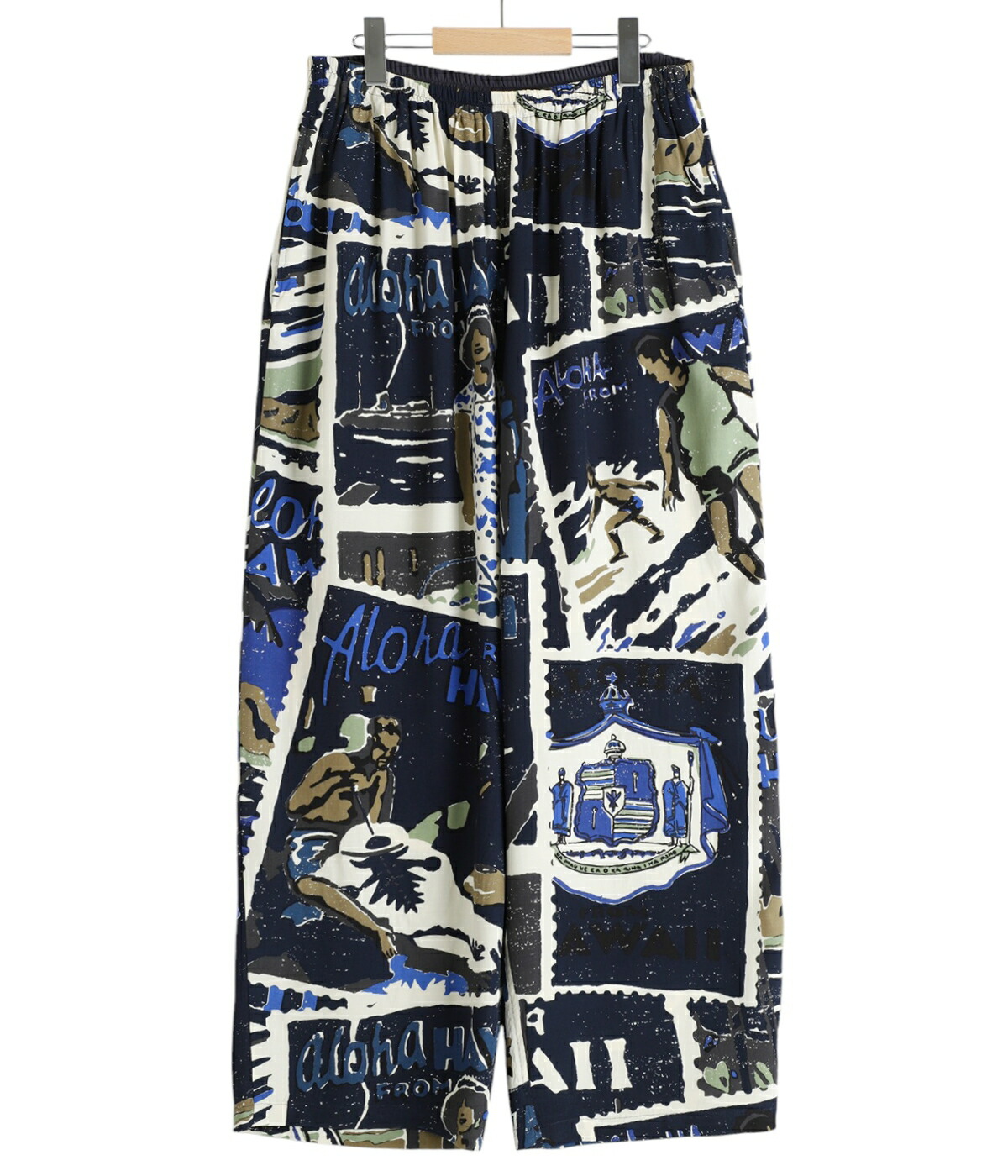 PORTER CLASSIC FRENCH FILM アロハパンツXL ネイビー PORTER CLASSIC, ALOHA PANTS FRENCH FILM | Purve