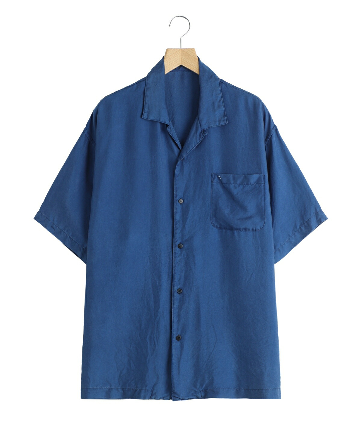 PORTER CLASSIC / ポータークラシック ： H/W INDIGO SILK SHIRT / 全2色 ： PC-024-3337-26SSの画像