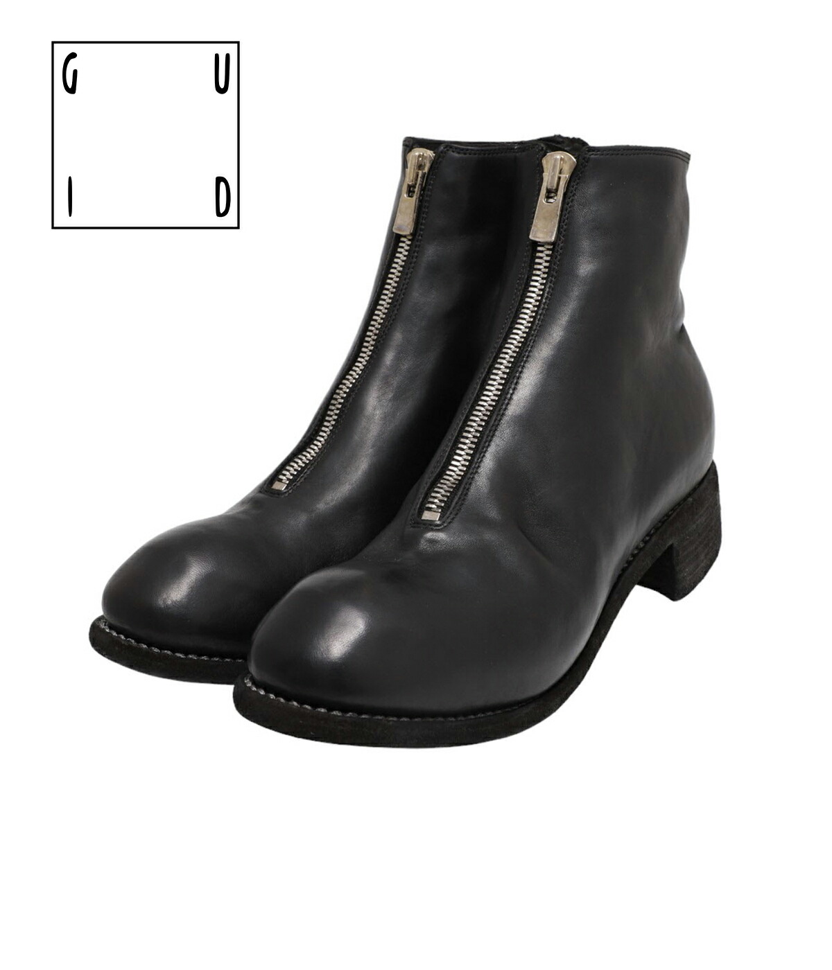 GUIDI / グイディ ： PL1 FRONT ZIP BOOTS HORSE FULL GRAI...