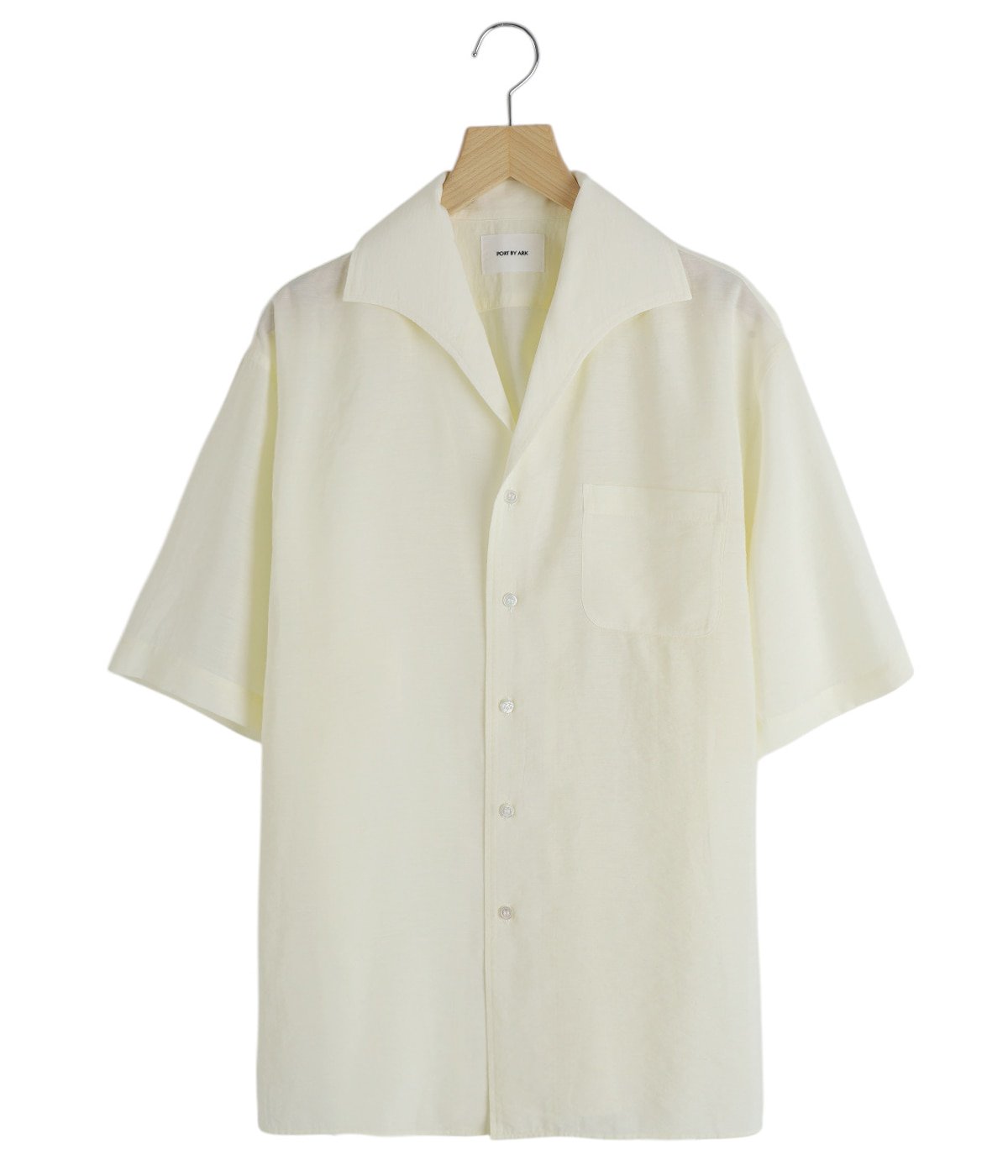 PORT BY ARK / ポートバイアーク ： Open Collar S/S Shirt 全3色 PO17