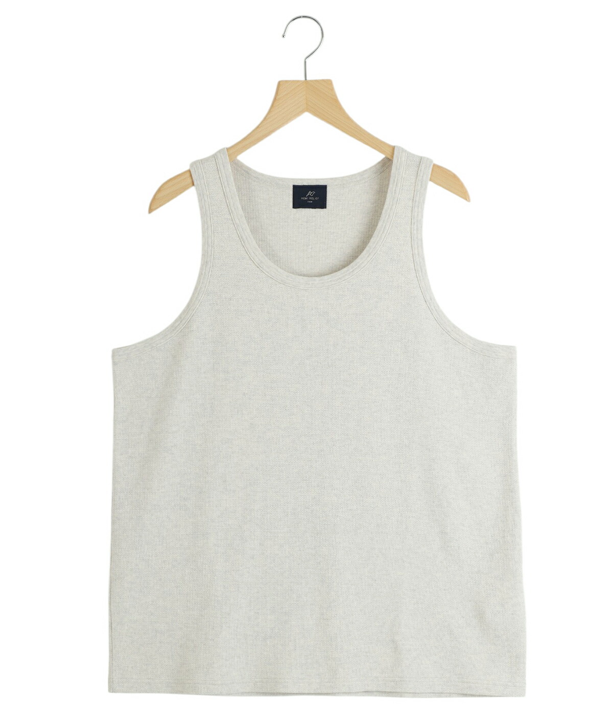 REMI RELIEF NAVY LABEL / レミレリーフ ネイビーレーベル ： Wタックタンク / 全3色 ： RN28369270AK[コンパクト]_1