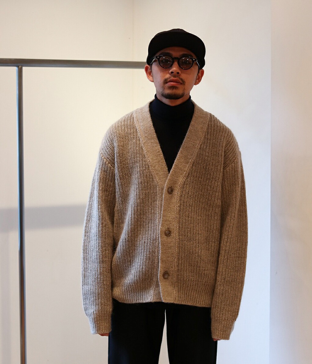 POLYPLOID / ポリプロイド ： KNIT CARDIGAN C ： 11-C-09 : 11-c