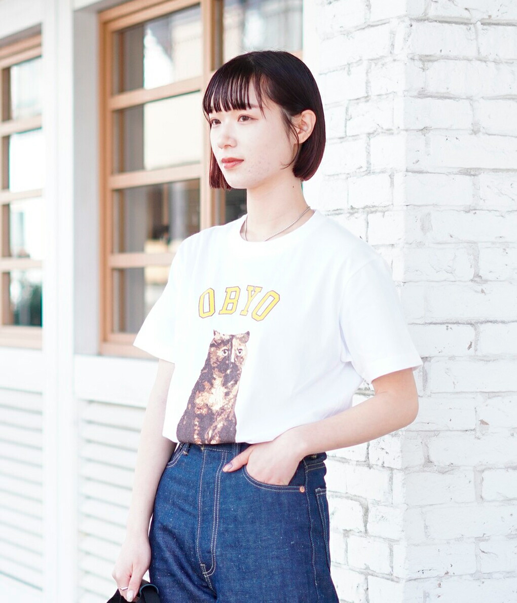 77circa / ナナナナサーカ ： 【レディース】college style print tee