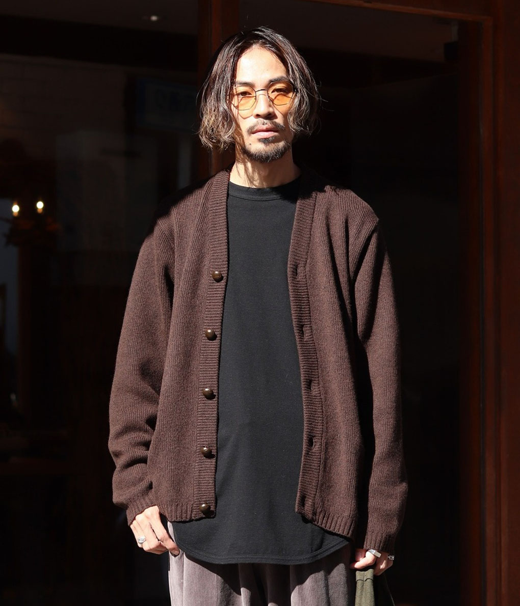 10%OFF】PORT BY ARK / ポートバイアーク ： Knit Cardigan / 全2色