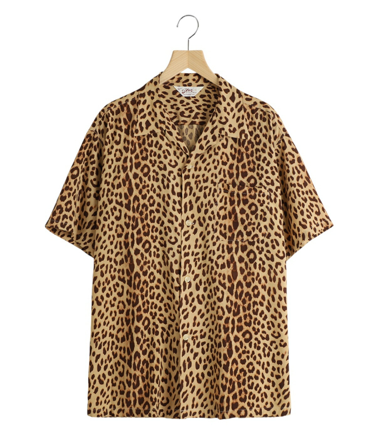STAR OF HOLLYWOOD / スターオブハリウッド ： “LEOPARD” HIGH DENSITY RAYON S/S OPEN SHIRT / 全2色 ： SH39490 | STAR OF HOLLYWOOD | 01