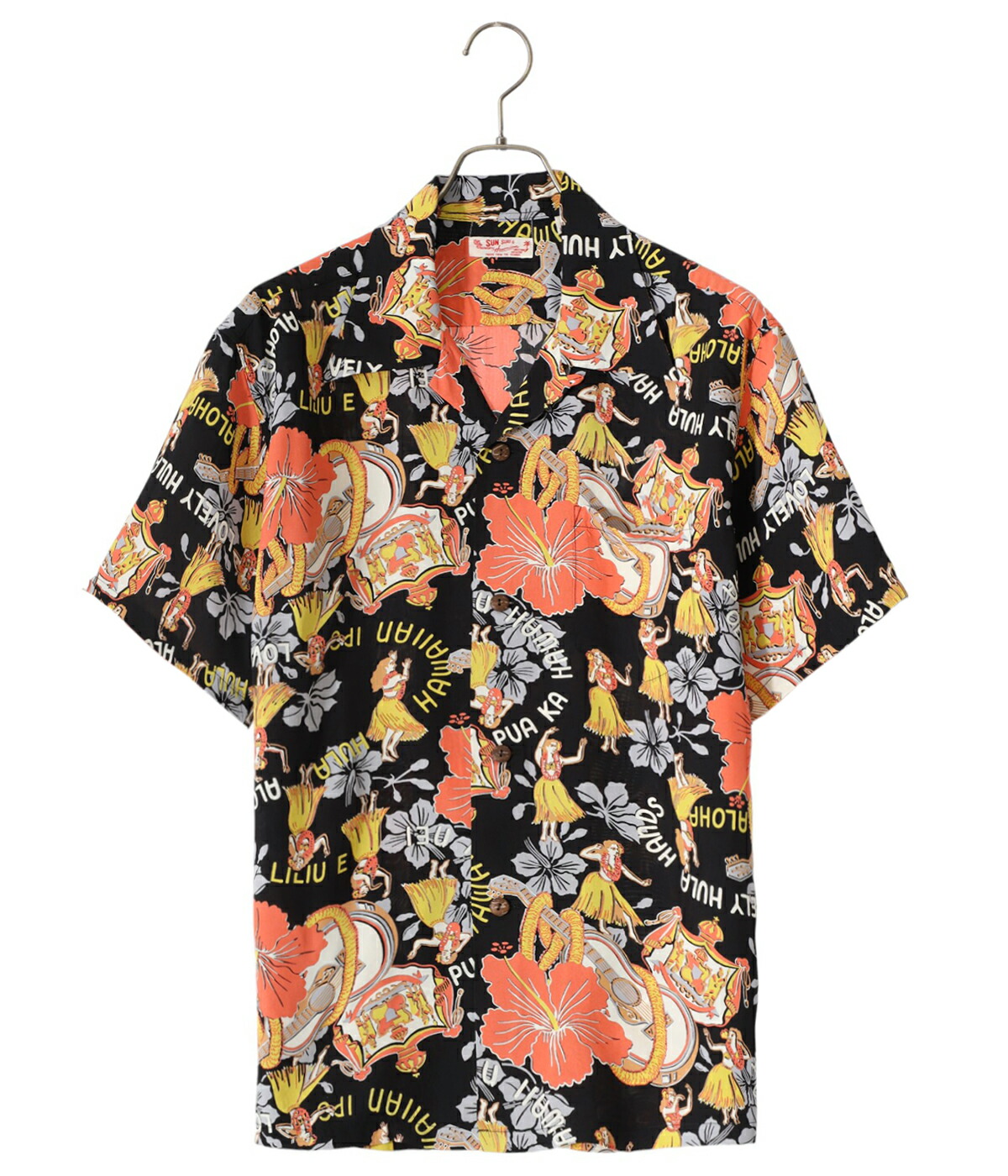 SUN SURF / サンサーフ ： “LOVELY HULA HANDS” S/S RAYON H...