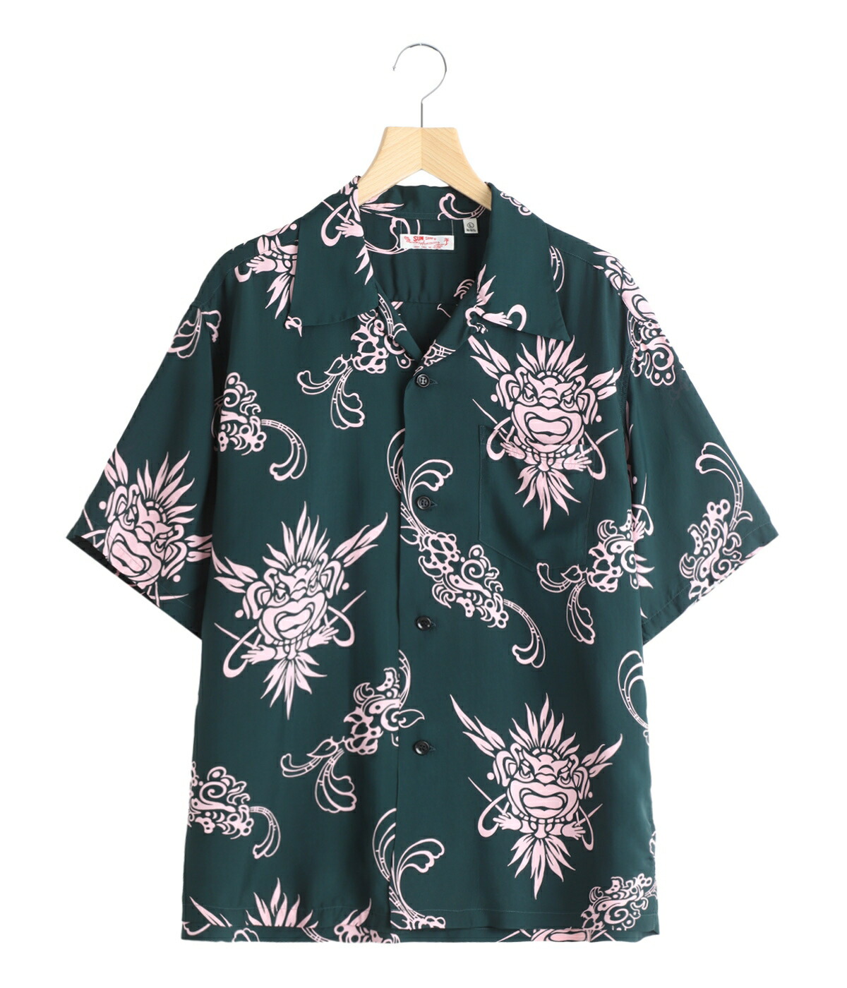 SUN SURF / サンサーフ ： “TIKI“ S/S RAYON HAWAIIAN SHIRT ： SS39611 | SUN SURF | 01