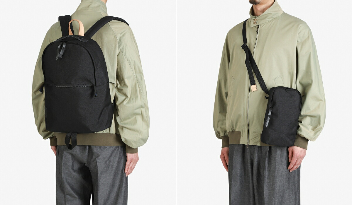 Hender Scheme バック Hender Scheme（エンダースキーマ） ： double pocket pack ： tq-rb