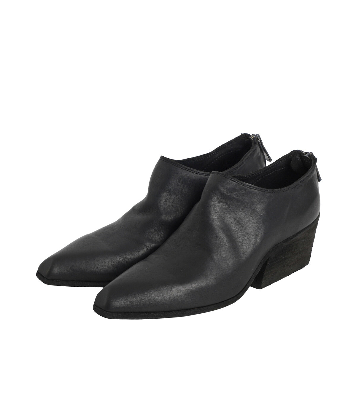 GUIDI / グイディ ： [レディース]BACK ZIP DECOLLETE -SOFT HORSE FULL GRAIN BLKT- ： TX00-SOFTHORSE | GUIDI | 01