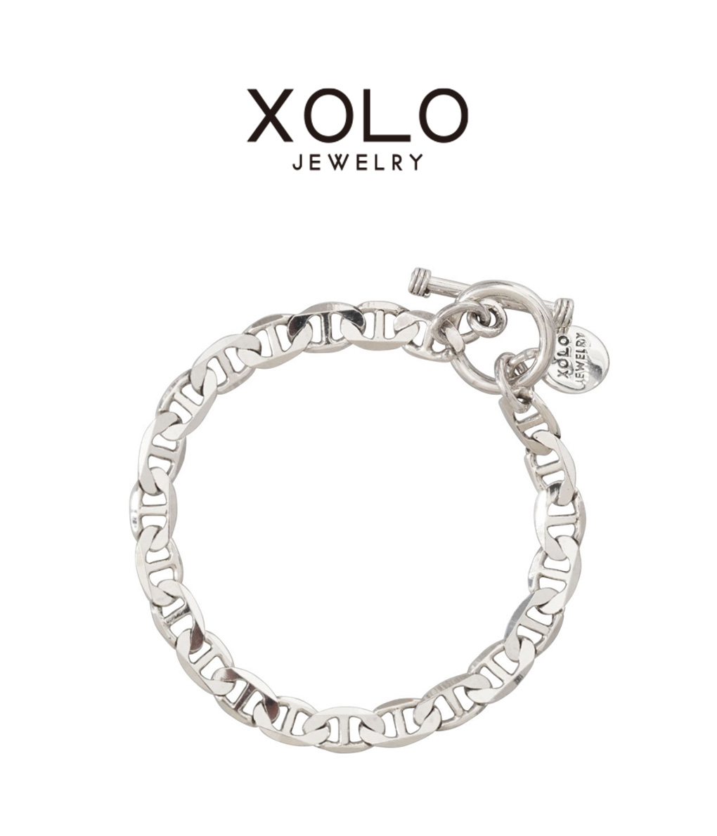 XOLO JEWELRY / ショロ ジュエリー ： Anchor Link Bracelet -6mm- ： XOB060｜arknets｜02