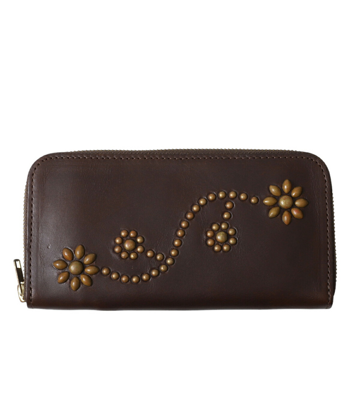 HTC / エイチティーシー ： Round Zip Long Wallet ： ZIPPER-WALLET-BRWの画像
