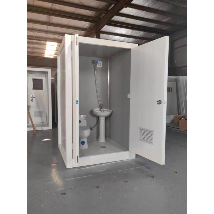 仮設トイレ 新品 簡易水洗 1.3*1.37*2.25m 工事現場 建築現場 公園