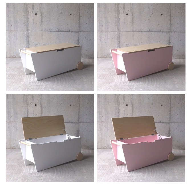 ベンチボックス 「BENCH BOX」 日本製 abode アボード 木製 子供収納 キャスター付き 家具 インテリア 子供部屋 おしゃれ