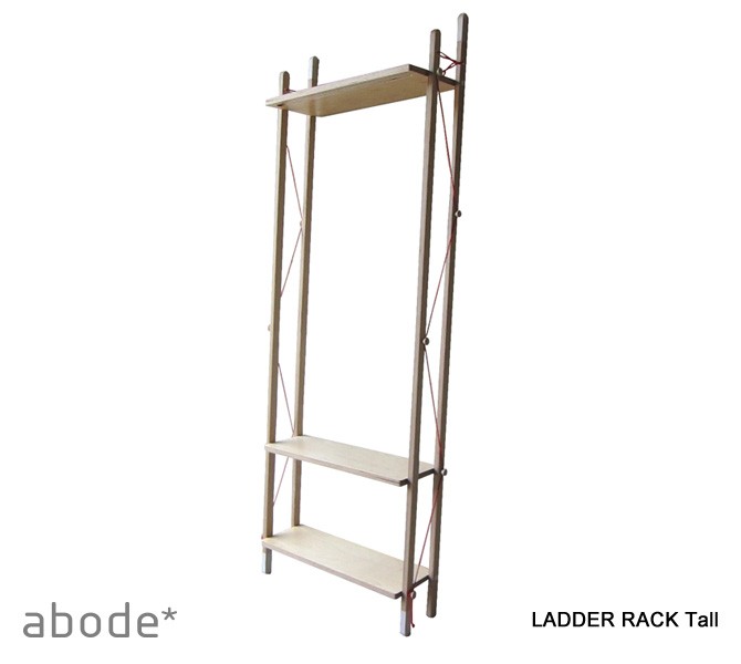 オープンシェルフ 「LADDER RACK-Tall」 ラダーラック トール 日本製 abode アボード 家具 インテリア ラック シェルフ 本棚の画像