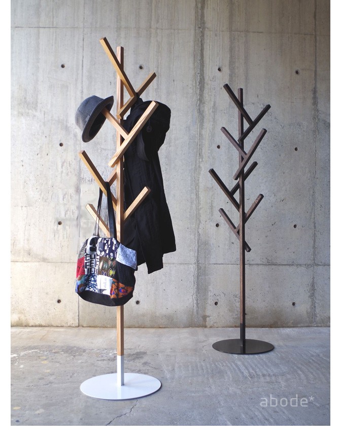 コートハンガー FORTY 日本製 木製 おしゃれ スリム 玄関 abode アボード 家具 インテリア 木の枝