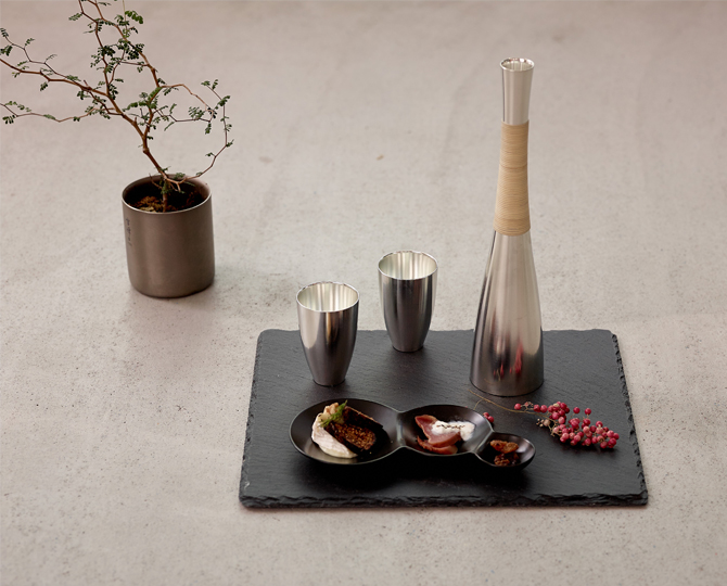 METAPHYS（メタフィス） 酒器 錫製 とっくり (熱燗用) 「gekka」 63031