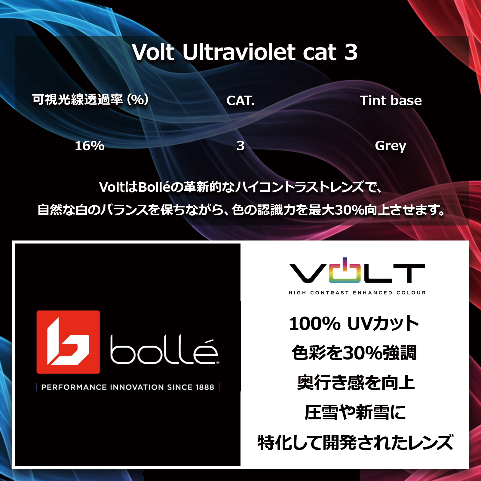 ボレー サングラス C-SHIFTER taniumM Volt Ultraviolet Bolle