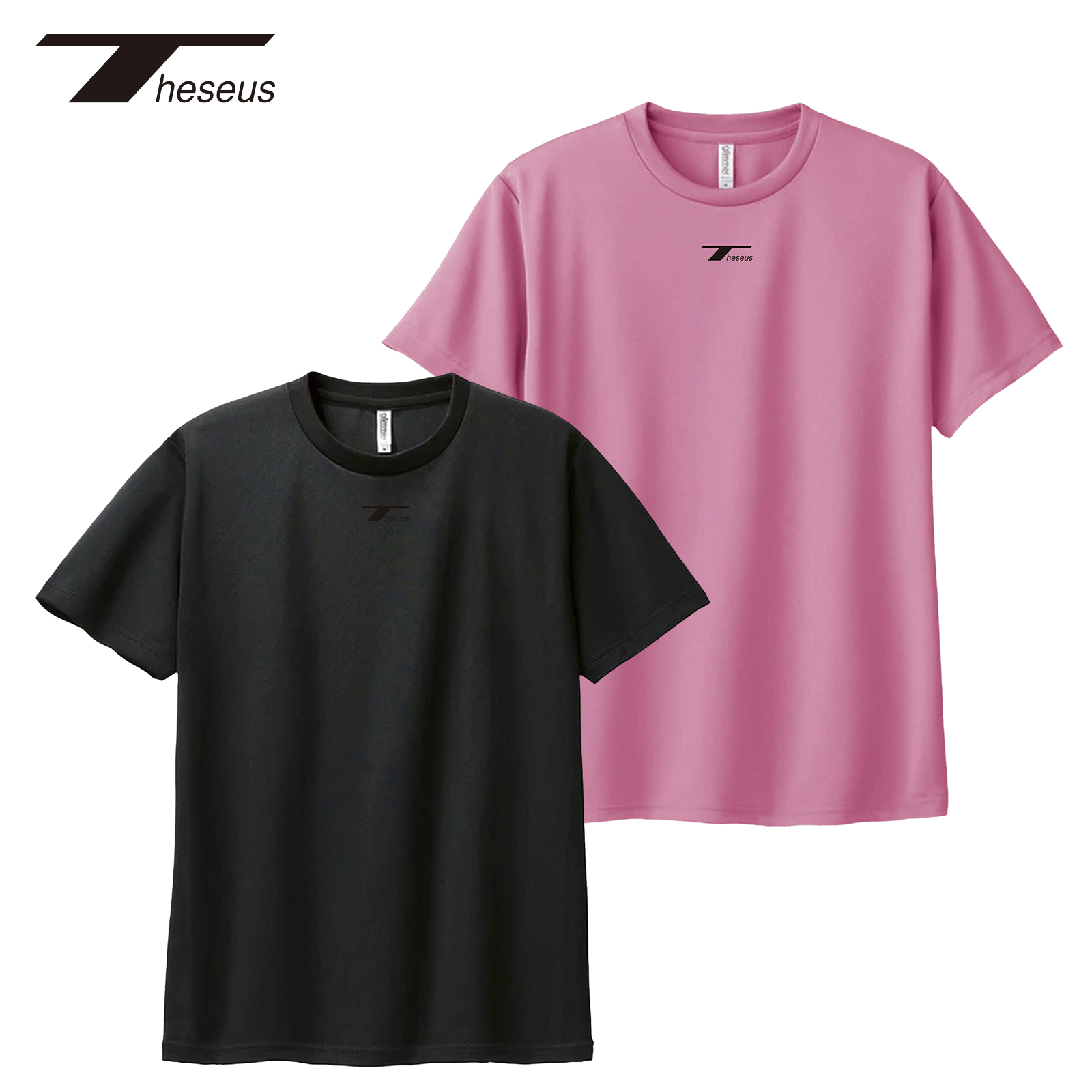 THESEUS テセウス 半袖 Tシャツ 色違い2枚セット 丸首 スポーツ