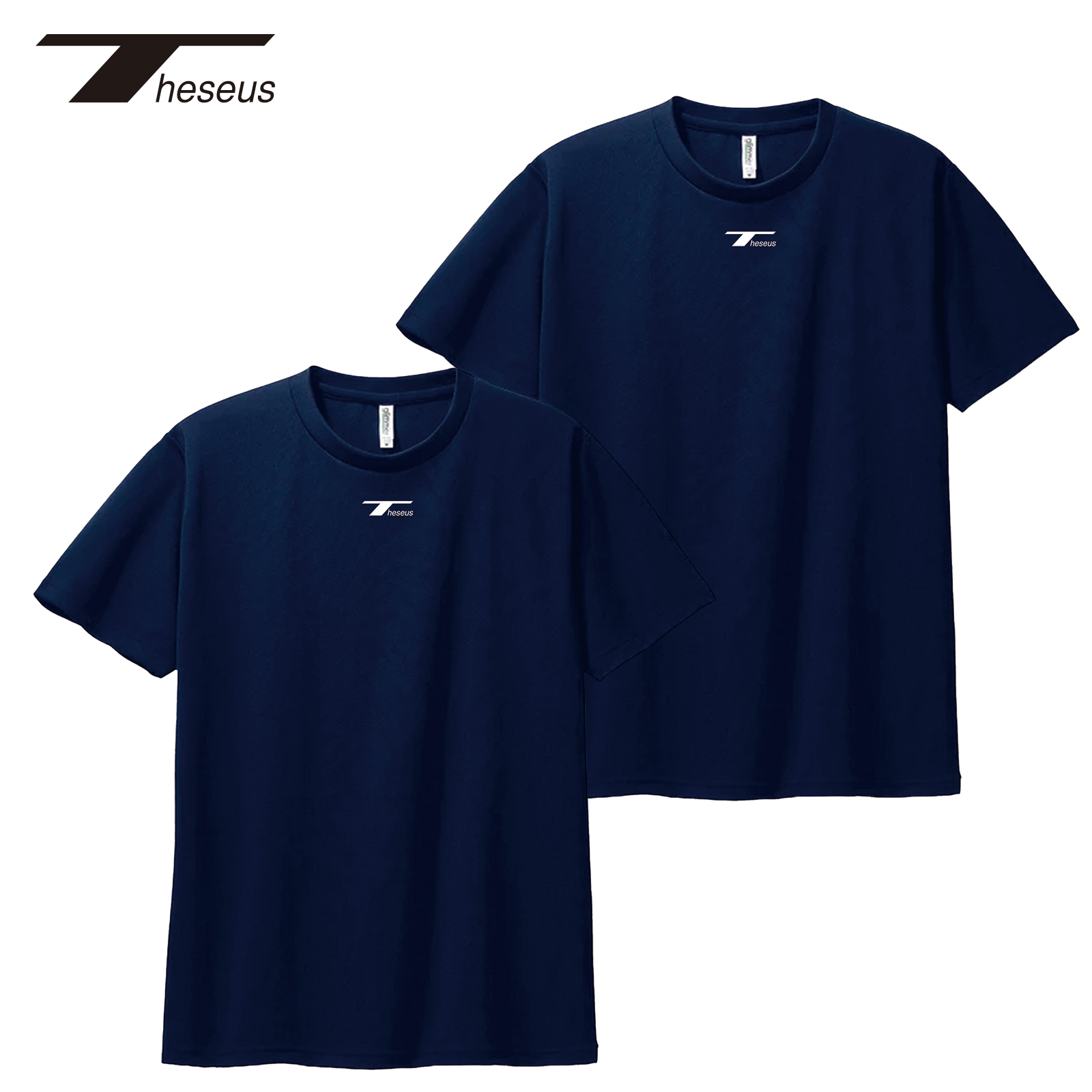 テセウス 半袖 Tシャツ 同色２枚セット 丸首 スポーツ ブランド シャツ アウトドア 夏 半袖tシャツ スポーツ インナー クルーネック THESEUS | THESEUS | 03