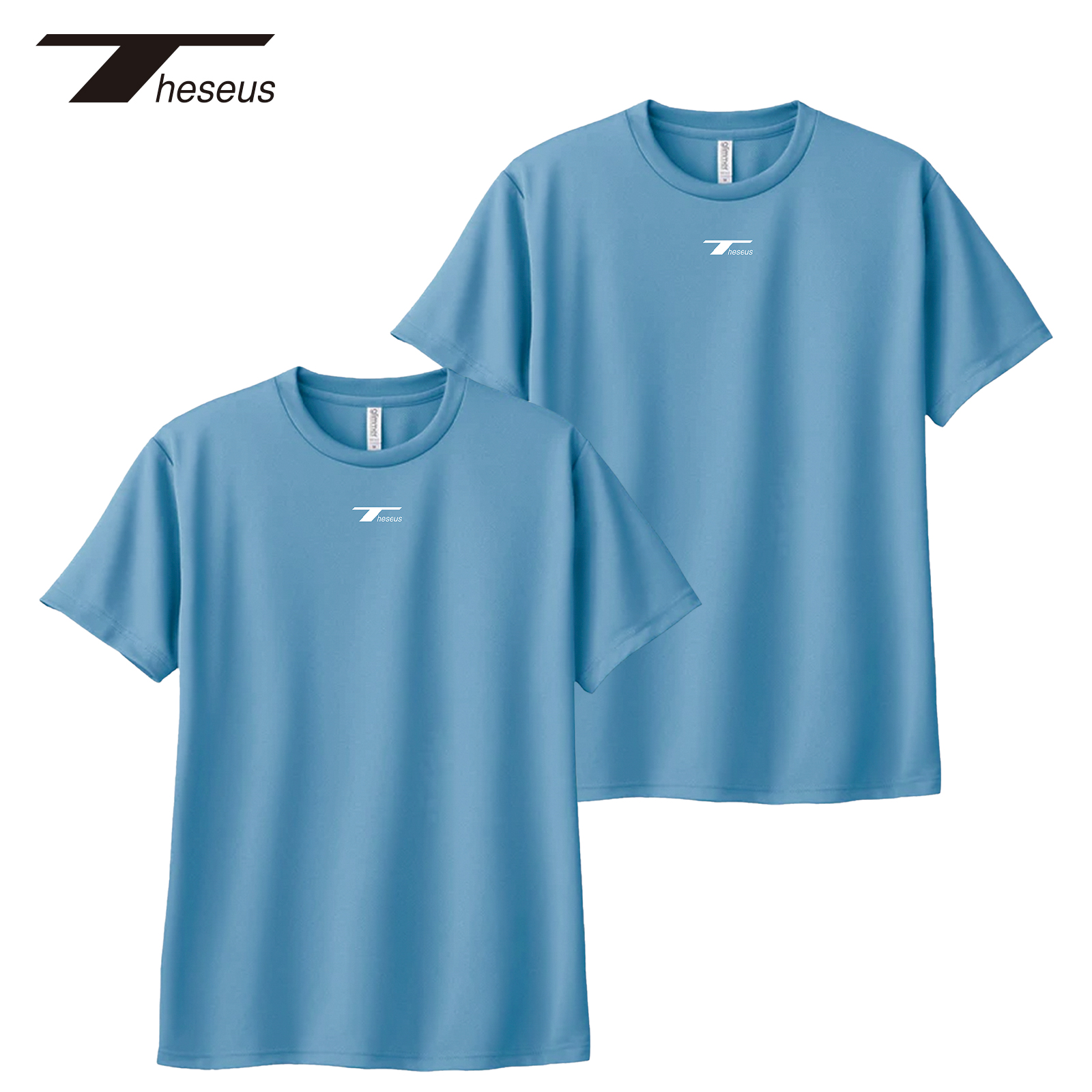 テセウス 半袖 Tシャツ 同色２枚セット 丸首 スポーツ ブランド シャツ アウトドア 夏 半袖tシャツ スポーツ インナー クルーネック THESEUS | THESEUS | 04
