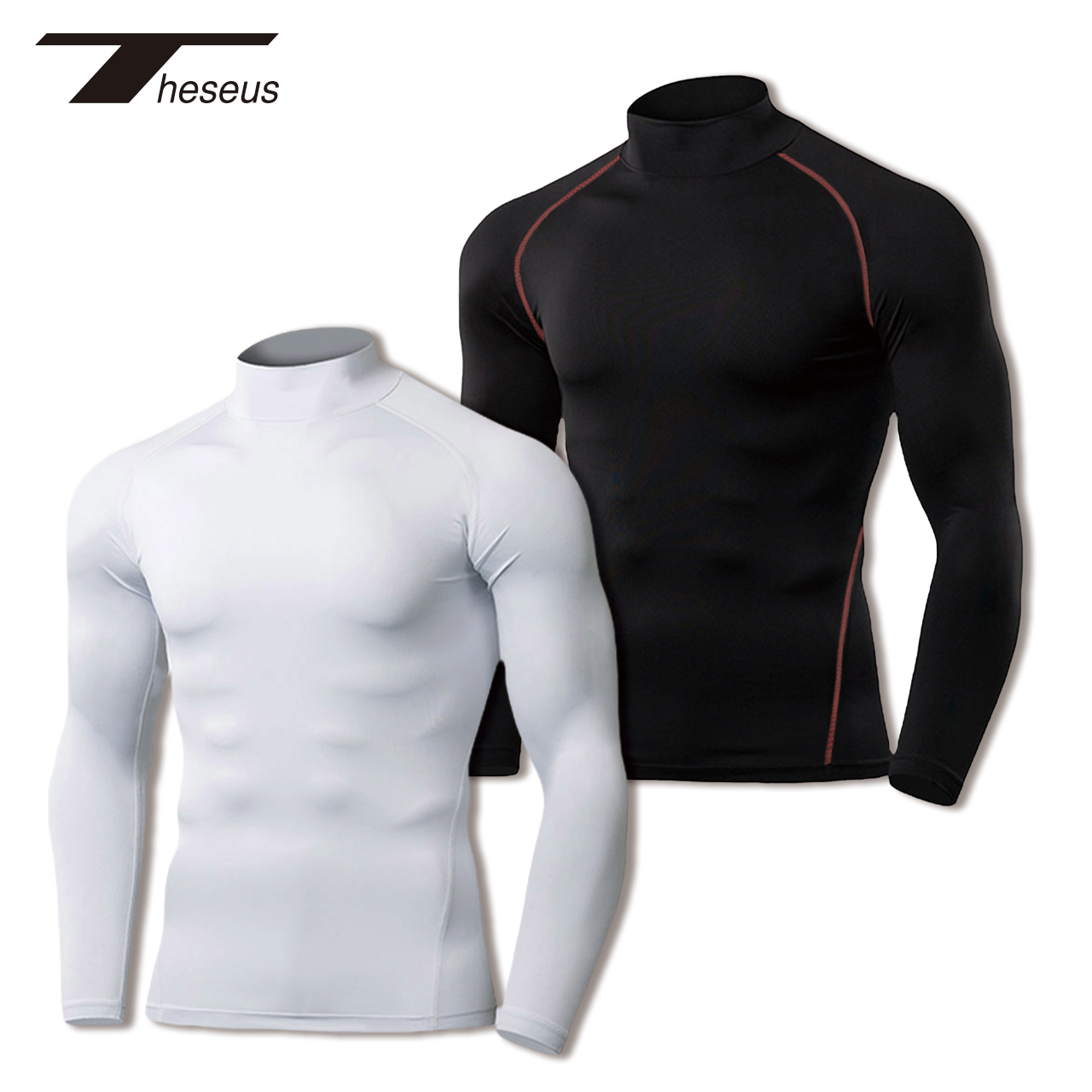 THESEUS テセウス コンプレッション 長袖 色違い2枚セット メンズ