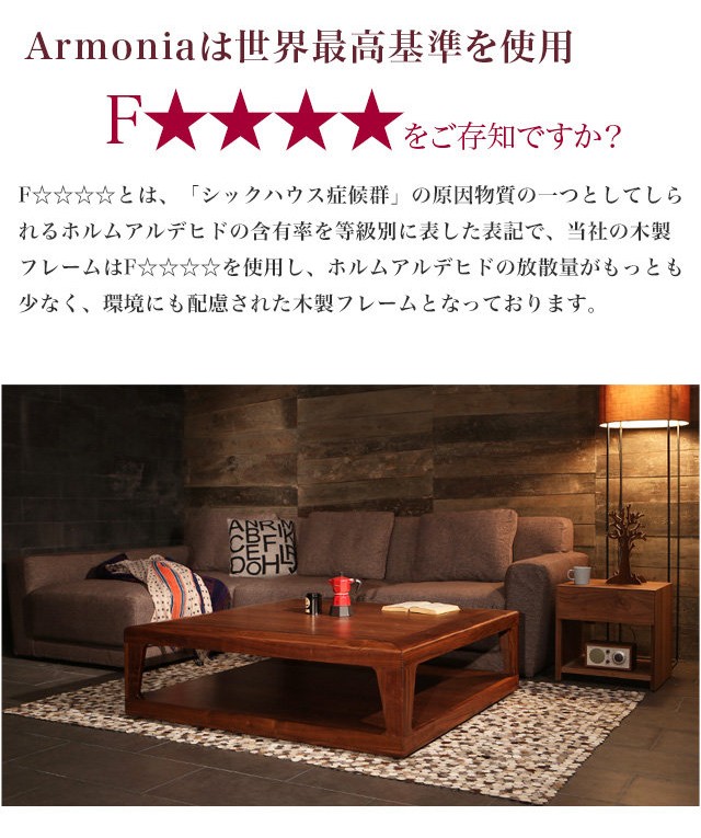 ARMONIA センターテーブル リビングテーブル 1200 Enorme 木製 ARMONIA センターテーブル リビングテーブル 1200 Enorme 木製