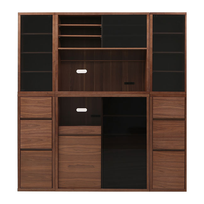 ARMONIA（アルモニア） 収納棚 ラック シェルフ オープンラック 可動棚 ● ARMONIA アルモニア Rennes シェルフ ウォールナット MDF 棚 スチール