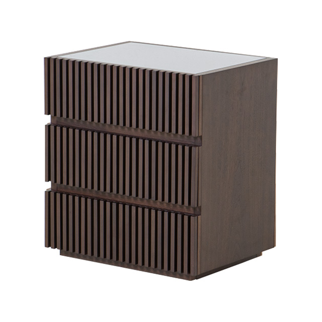 ARMONIA（アルモニア） サイドテーブル チェスト 木製 ガラス