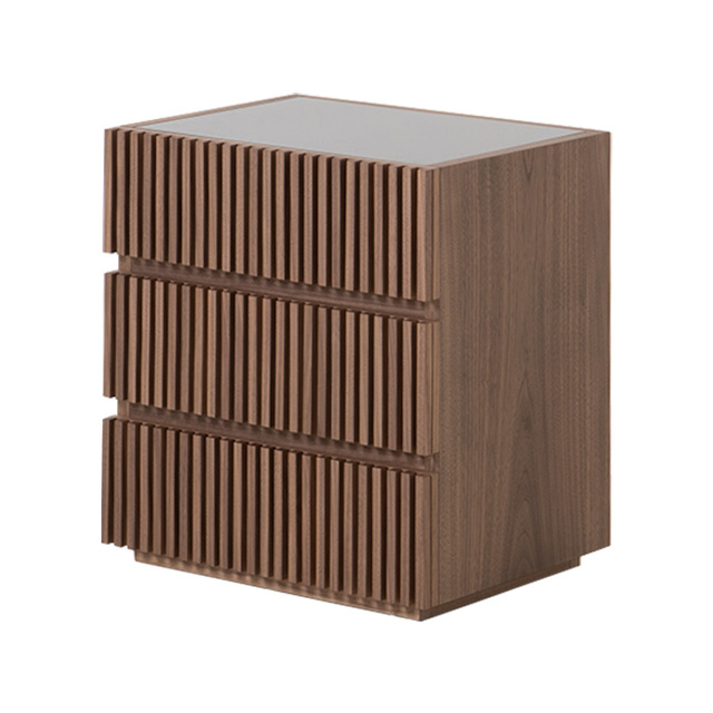 ARMONIA（アルモニア） サイドテーブル チェスト 木製 ガラス