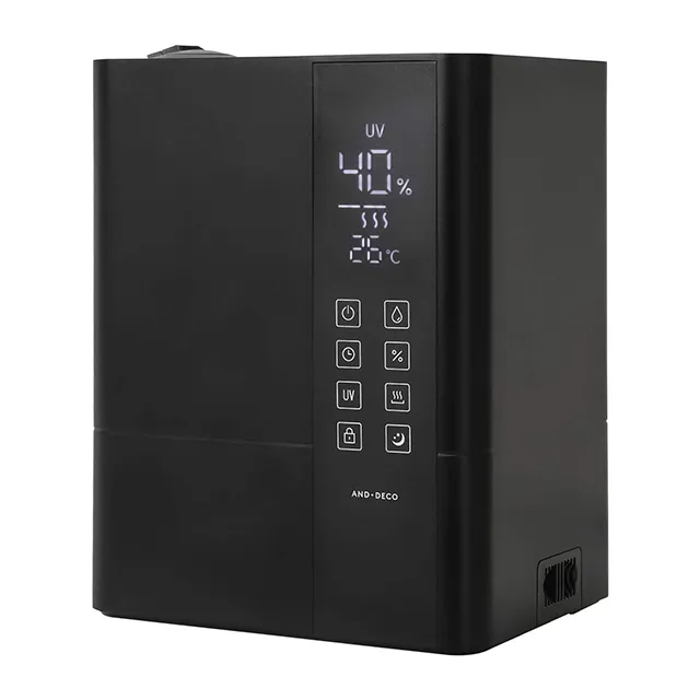 UV除菌機能付きハイブリッド加湿器 ハイブリッド加湿器 UV除菌機能付き 上部給水 アロマ 大容量 加湿器