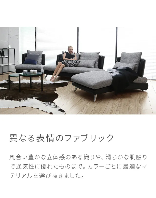 ARMONIA ソファー ソファ 2人掛け カウチソファー BellaCurva 1