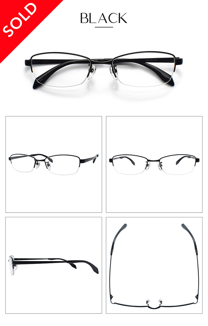 日本製 Nikon レンズ使用 遠近両用メガネ】PRCEPT YM439［全額返金保証