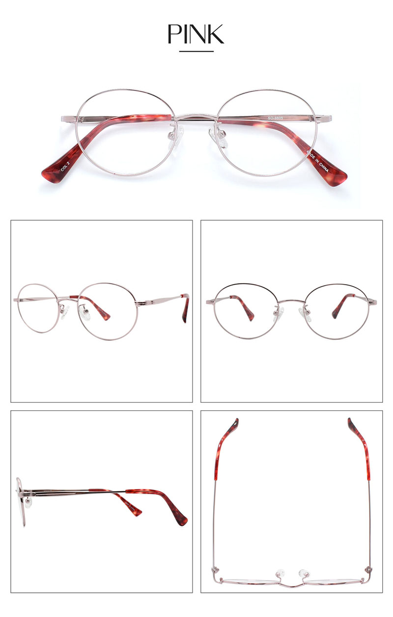 日本製 Nikon レンズ使用 遠近両用メガネ】ラウンドロイド SO-9805